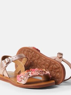 Pom d’Api Plagette Multi Flo Daisy Sandals NWT Size 29 EU /11 US